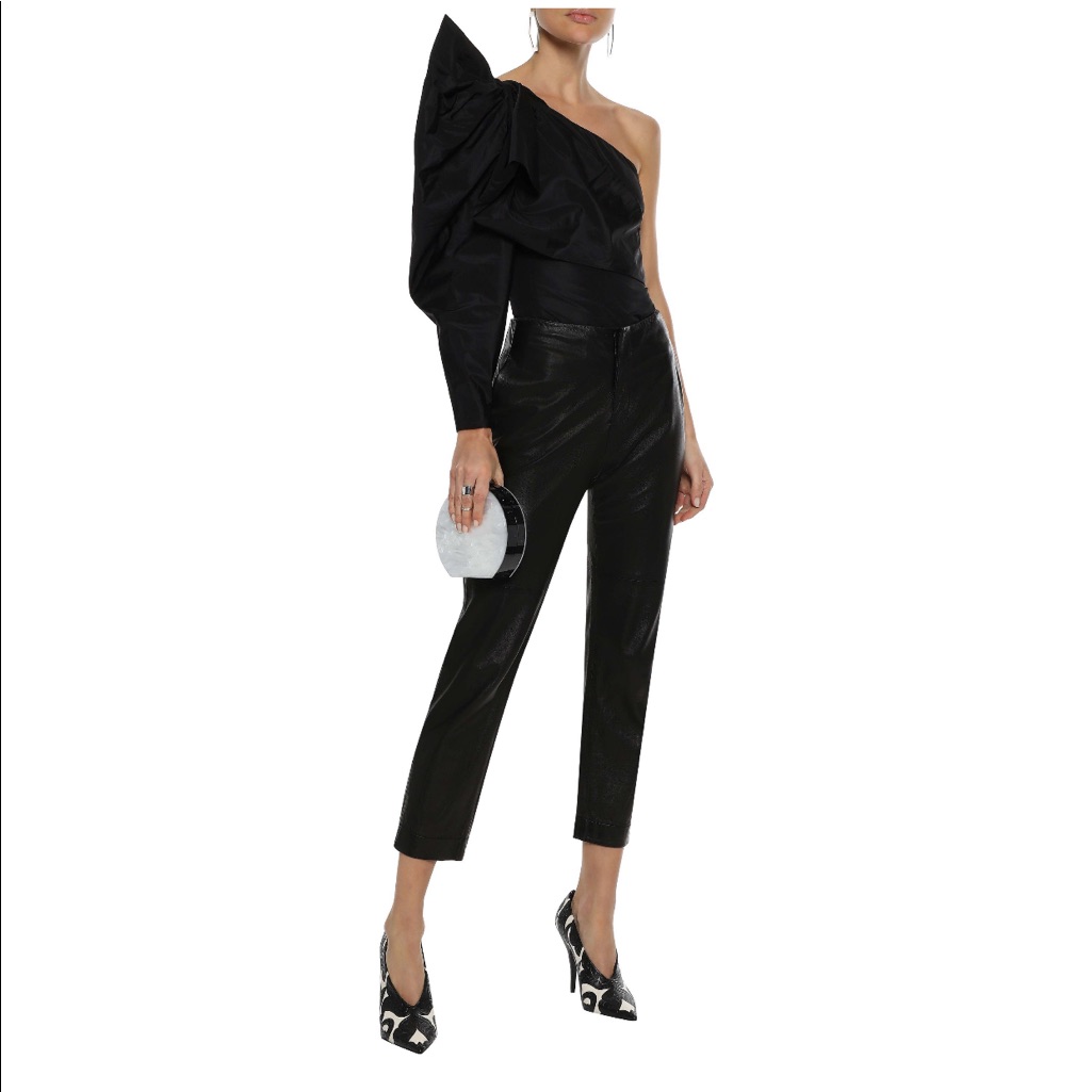 Stella Mccartney One-Shoulder Black Top, It 38